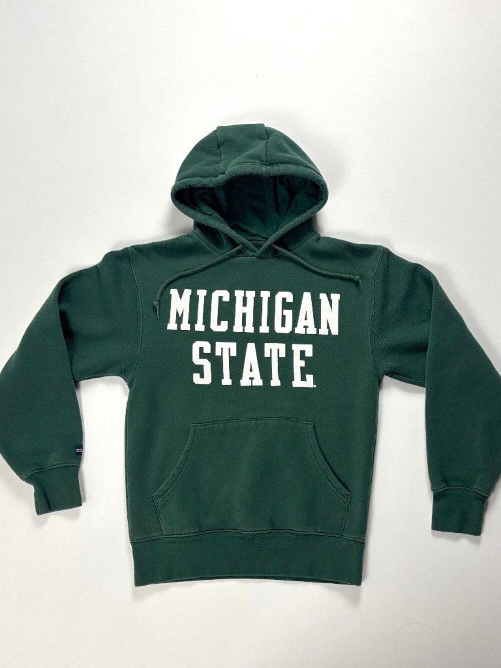 Vintage Michigan State University Jansport Hoodie Green Sz XS Sweatshirt MSU